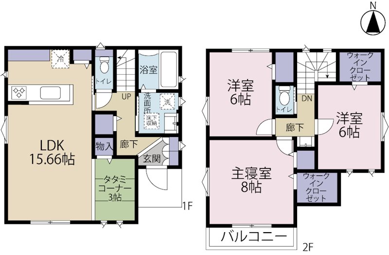 立川富士見町　10号棟 間取り図