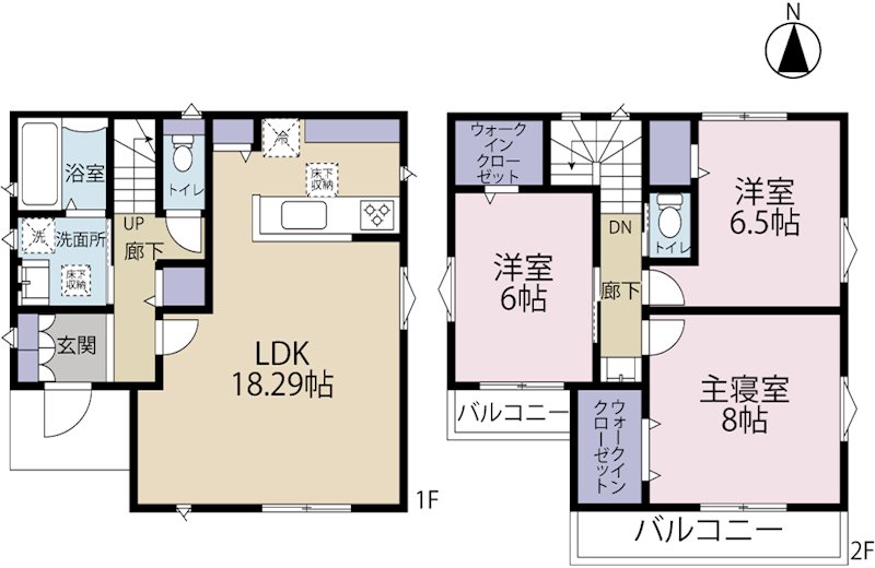 立川富士見町　11号棟 間取り図