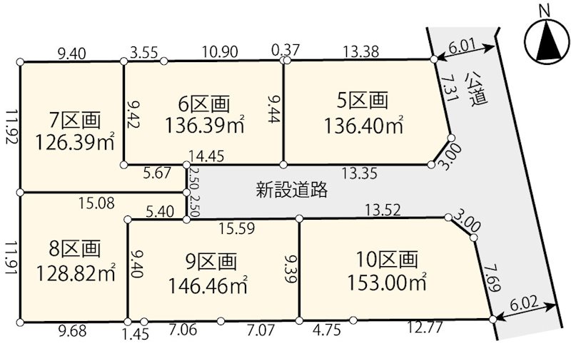 日野旭が丘第4　5区画 間取り図