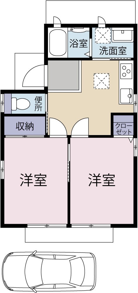 武蔵村山市大南3丁目　平屋スタイル 間取り図