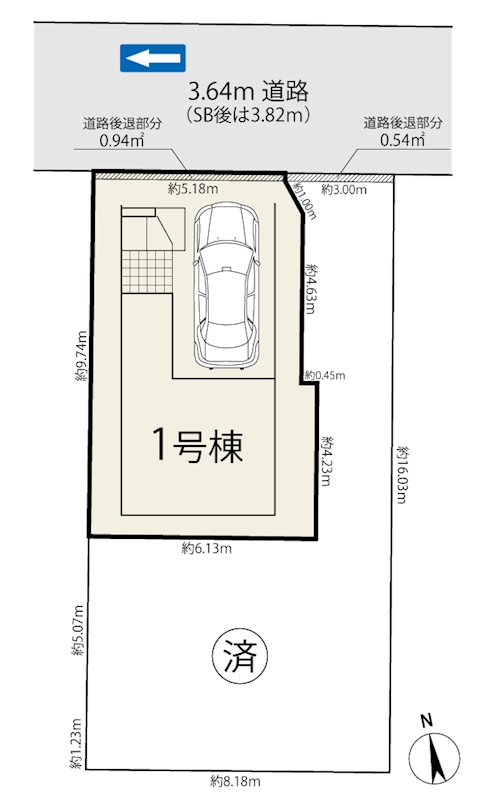 立川市錦町4期　1号棟 間取り図