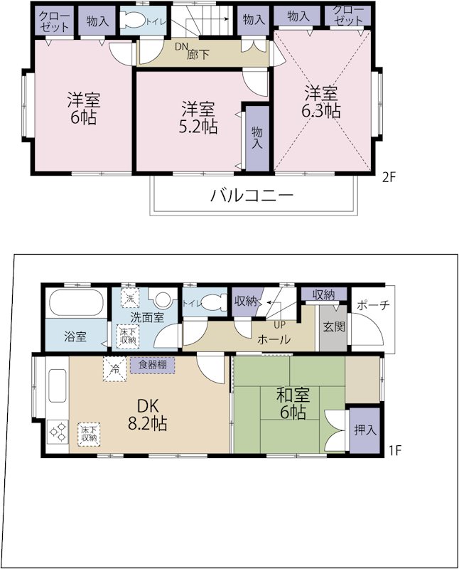 ～三井ホーム施工の中古戸建～ 間取り図
