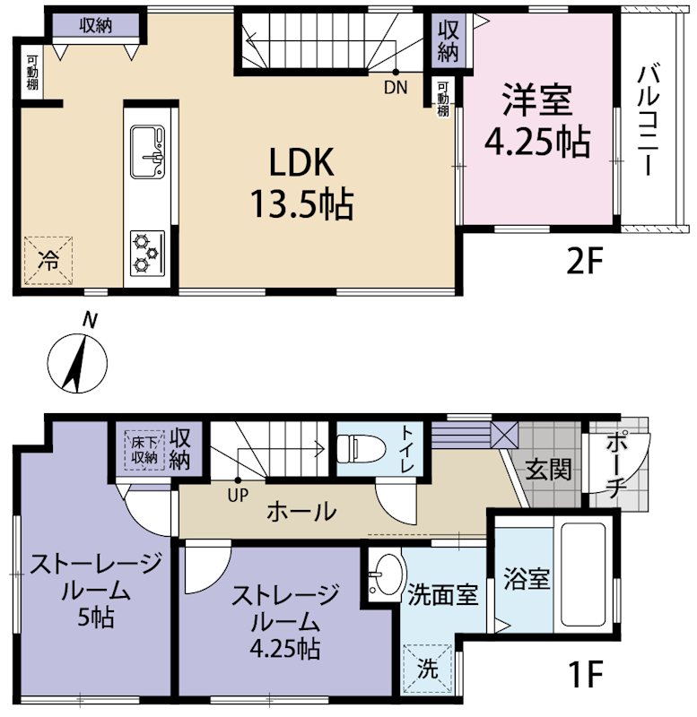多摩市一ノ宮1期　１号棟 間取り図