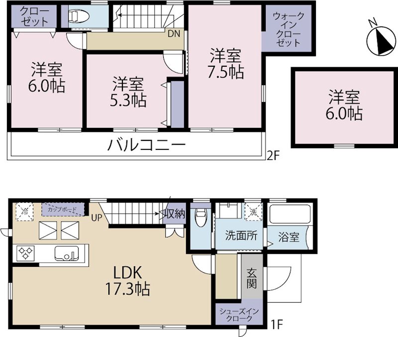 ゆめみのもり三鷹第129期　4号棟 間取り図