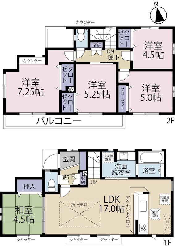 立川市一番町　2号棟 間取り図