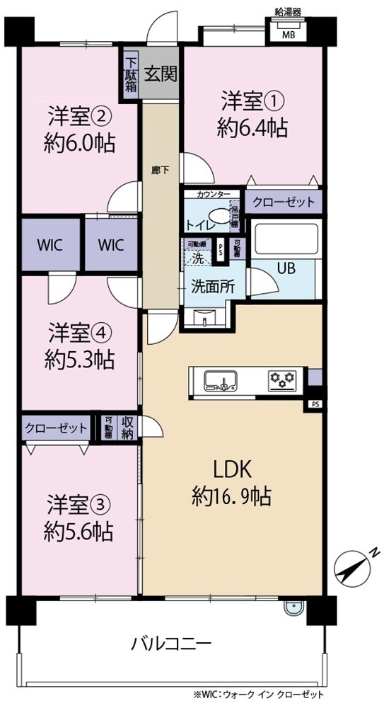 パーリッシュ永山  間取り図