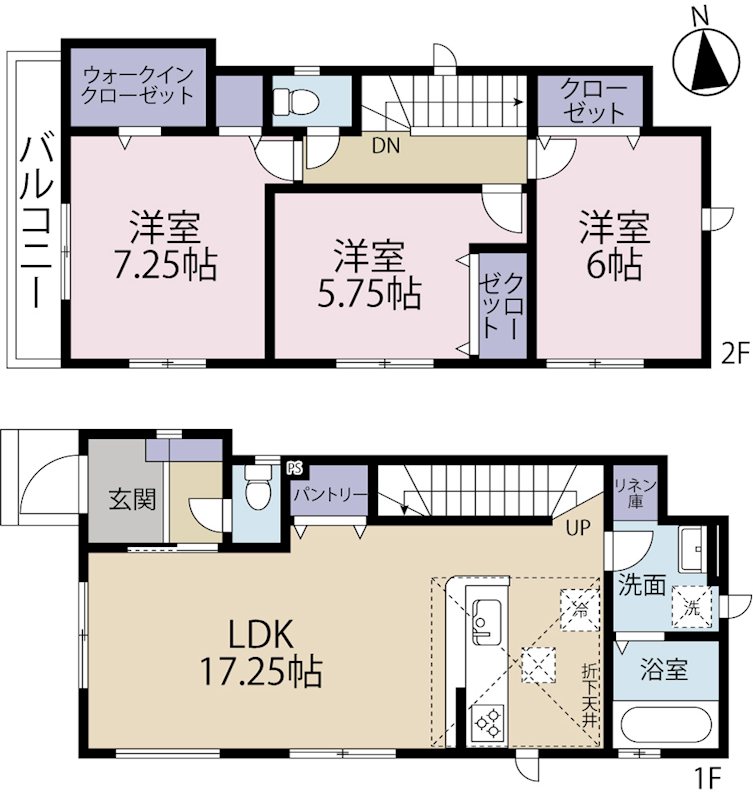三鷹市上連雀8期　4号棟    間取り図