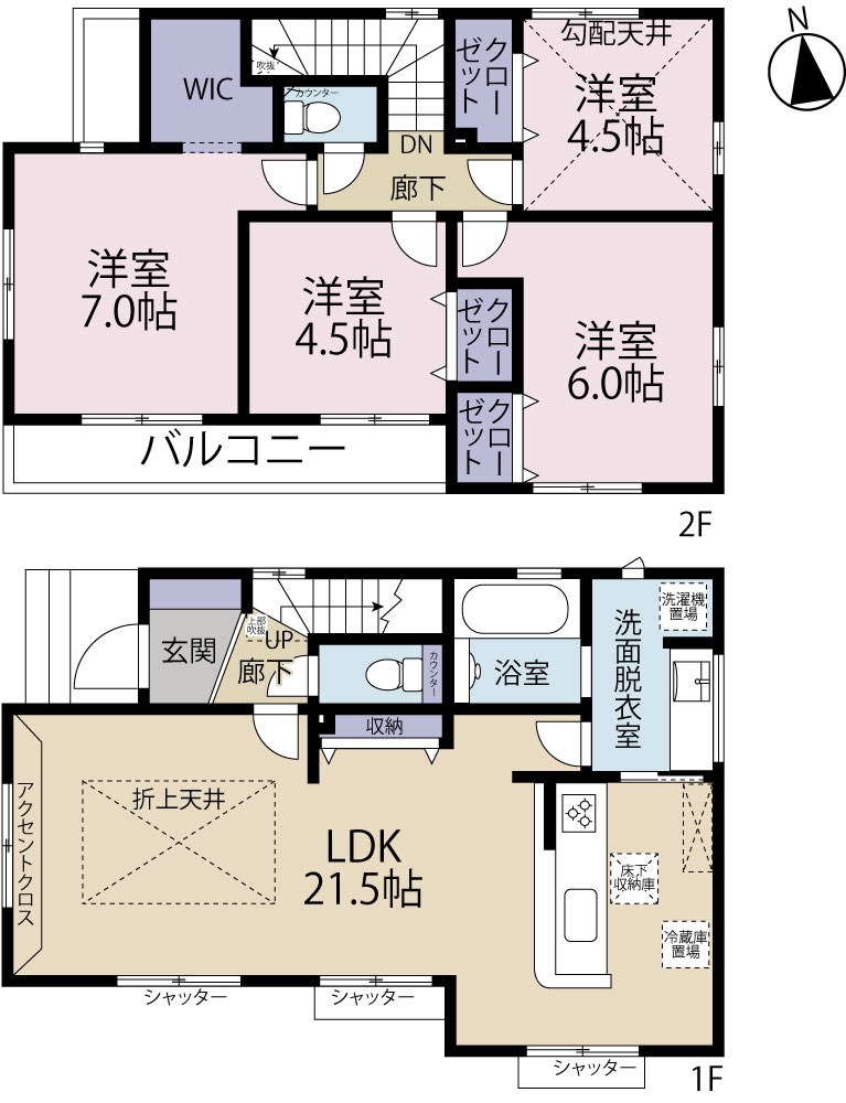 立川市一番町　6号棟 間取り図