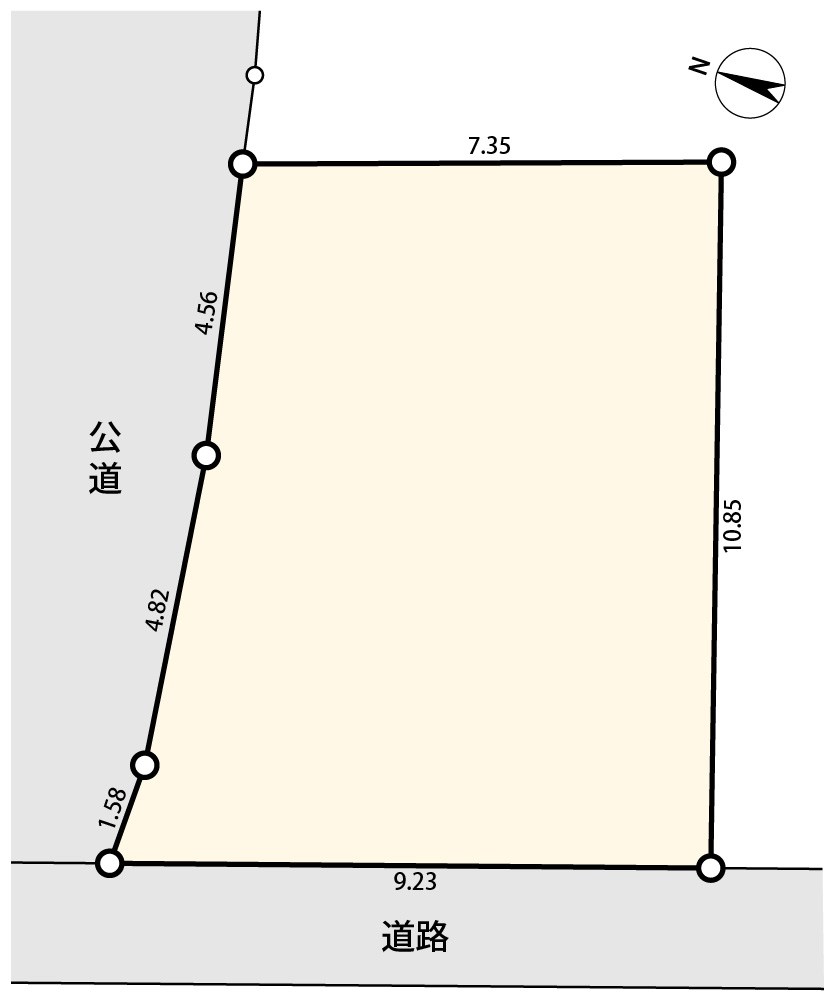 昭島市宮沢町　売地 間取り図