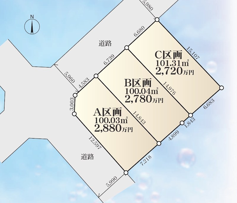 羽村市五ノ神売地　C区画 間取り図