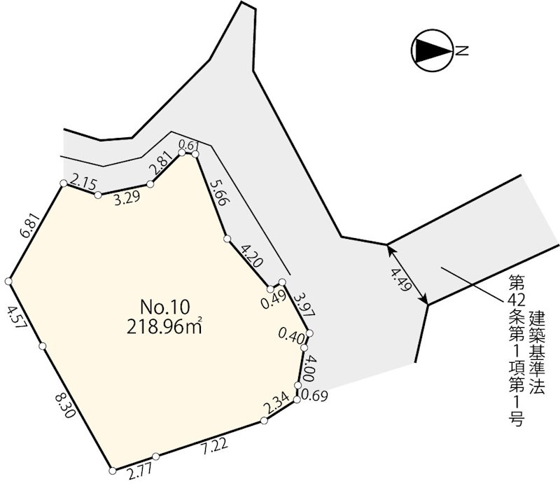【建築条件なし宅地分譲】2路線利用の新百合ヶ丘駅が生活圏　 10号区  間取り図