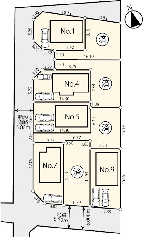 三鷹市新川76期 NO1 間取り図