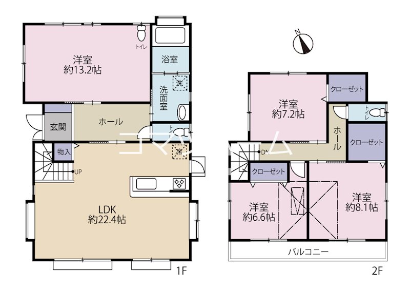 多摩市和田 間取り図