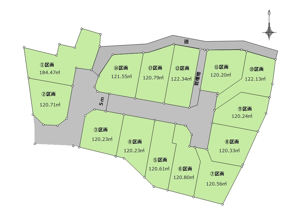 多摩市連光寺　売地  　12号区       間取り図