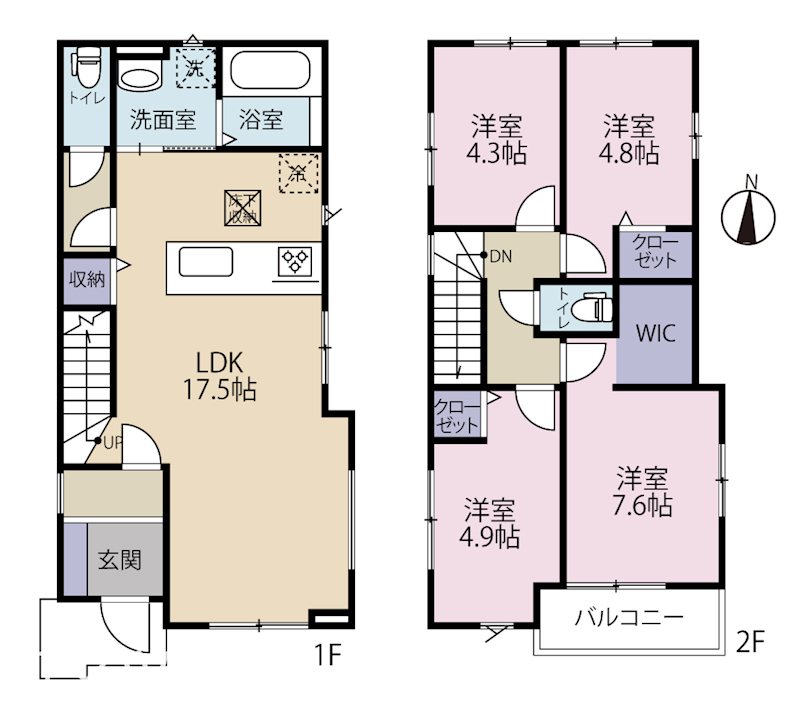 三鷹市牟礼7期　3号棟   間取り図
