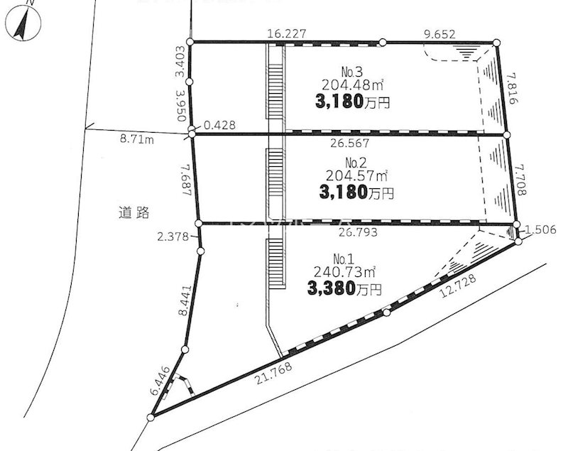 稲城市坂浜　No.1 間取り図