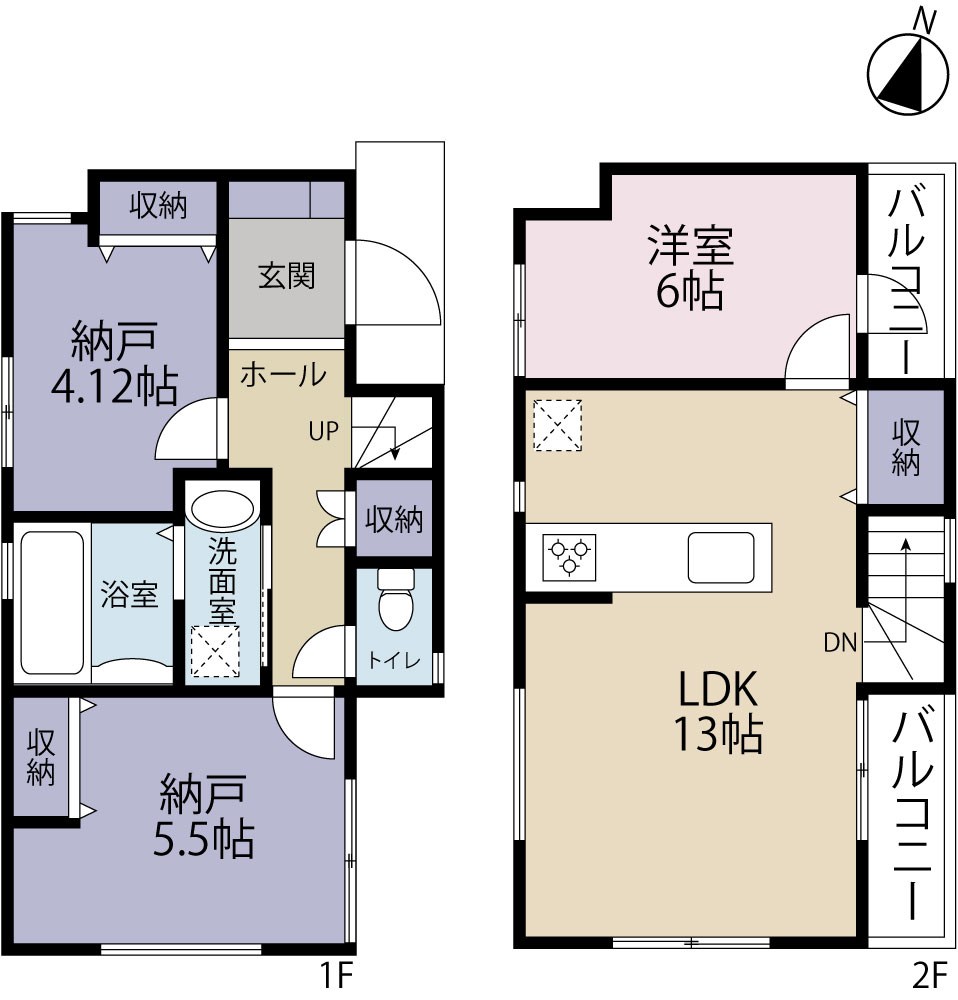 多摩市一ノ宮2期　3号棟 間取り図