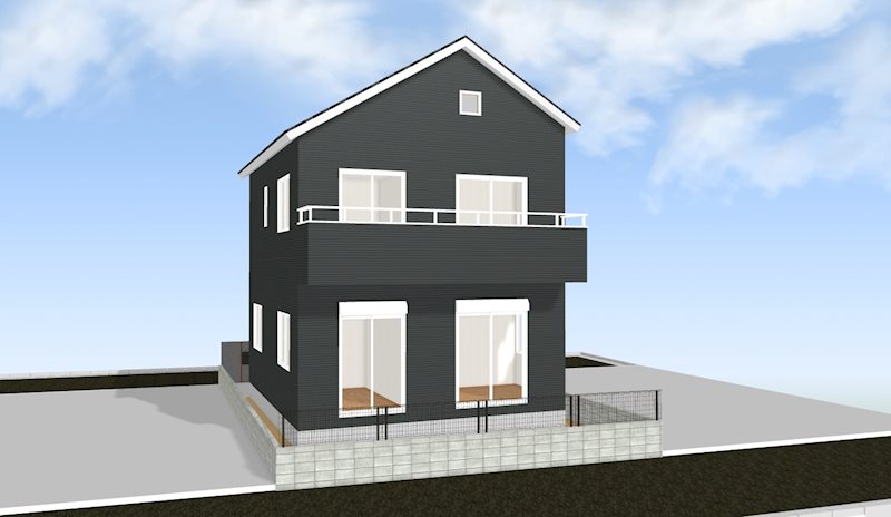 府中市朝日町の土地 間取り図