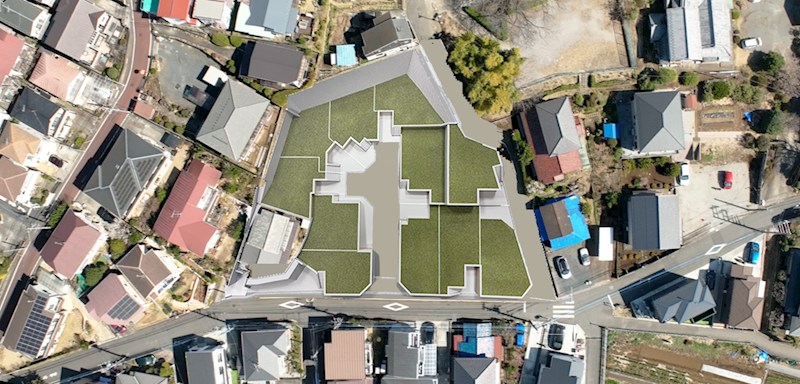 多摩市連光寺　条件付き売地 間取り図