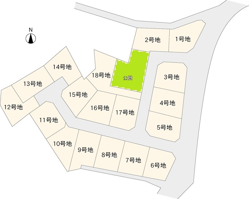 稲城市坂浜　若葉台大型開発分譲地 　18号区 外観写真