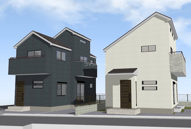 収納力豊富な固定階段式小屋裏収納と、お洒落な外観デザインが魅力です。  その他