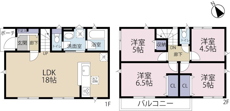 調布市富士見町第８　８号棟 間取り図