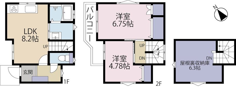 前原町5丁目新築～KOGANEISHI～ 間取り図