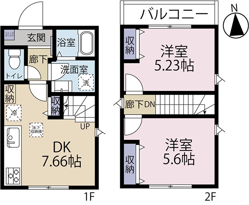 国分寺市西恋ヶ窪1期 間取り図