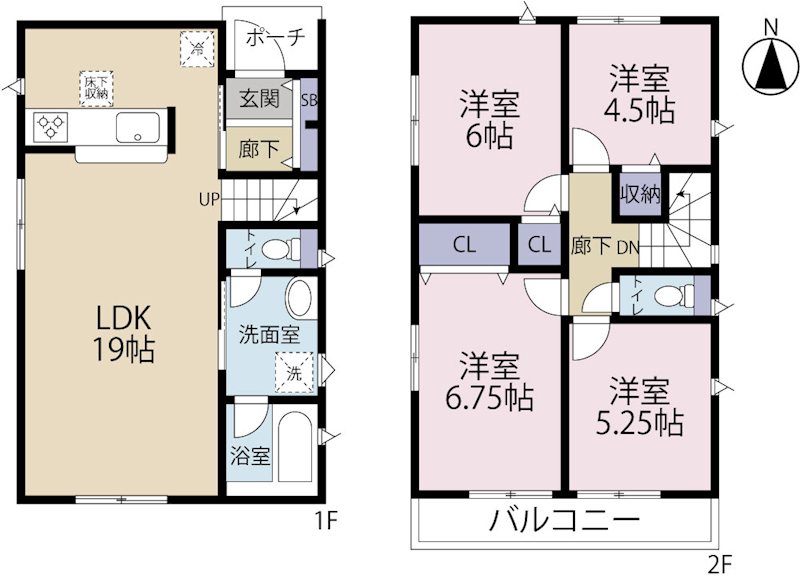 三鷹市北野第9　3号棟   間取り図