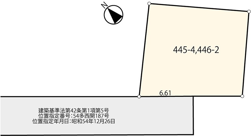 昭島市拝島町　建築条件付売地 その他