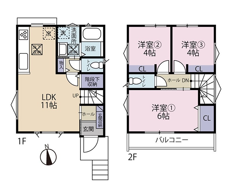 築浅中古住宅～三鷹市北野1丁目～ 間取り図