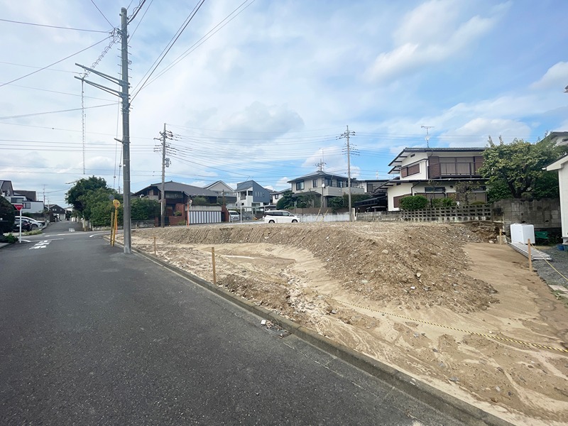約70坪の建築条件なし売地　A区画 現地写真