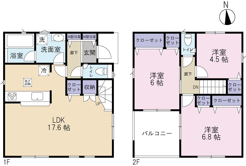 東京都立川市幸町５丁目 間取図・土地図