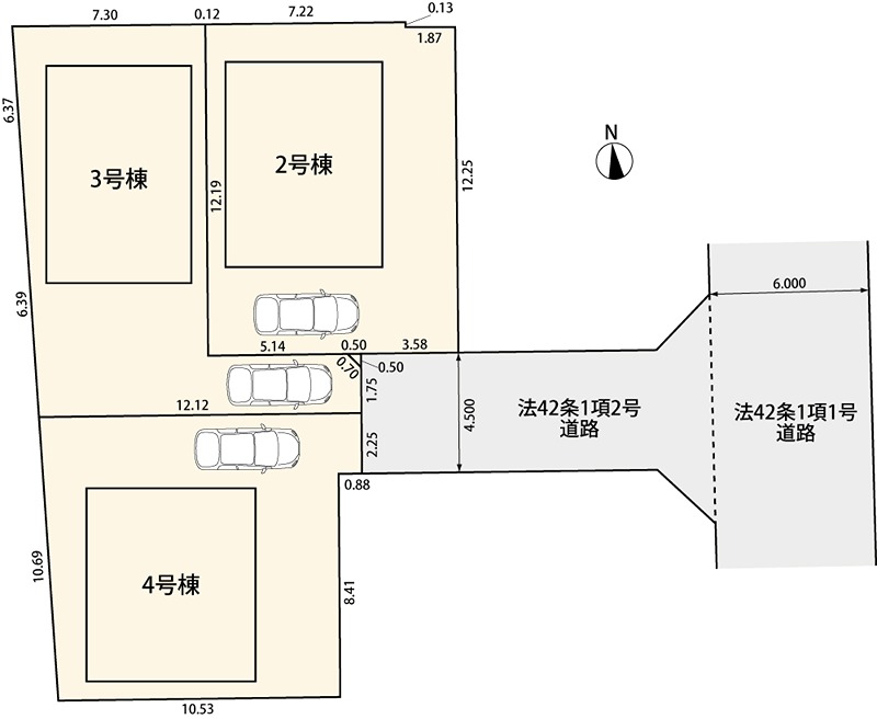 東京都立川市幸町５丁目 区画図