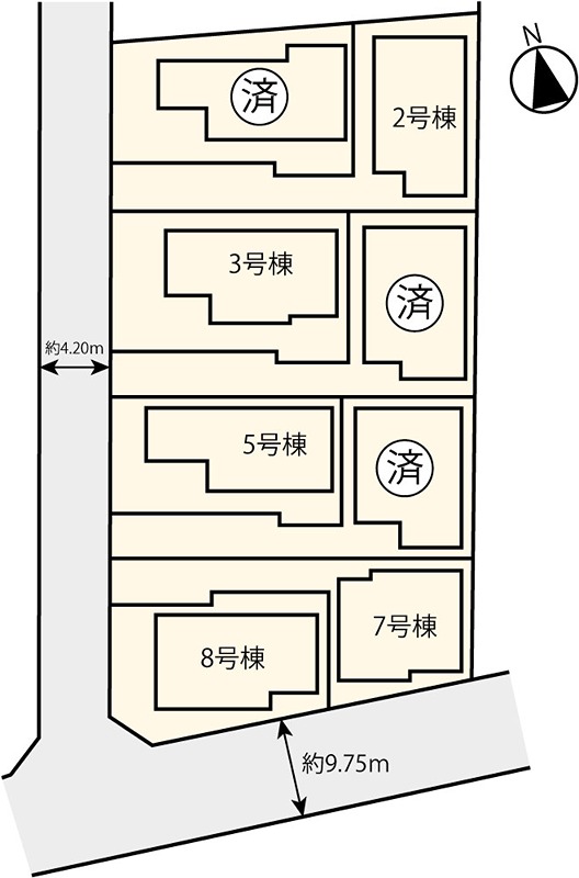 武蔵野市桜堤３丁目　5期【7号棟】　～太陽光発電標準装備◎耐震・制震安心の住まい～ 区画図