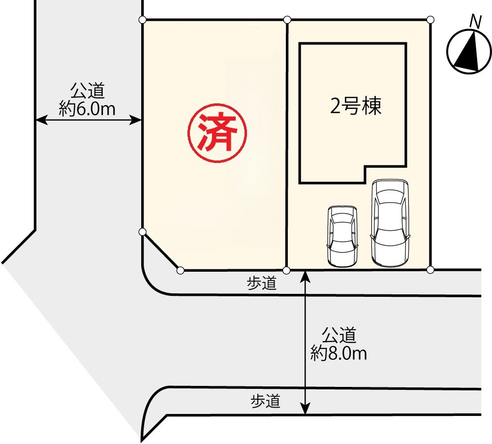 多摩市一ノ宮４丁目　新築戸建て　～太陽光パネル設置物件＋広々17帖のＬＤＫ～ 全体区画図