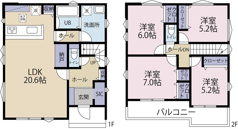 東京都日野市万願寺６丁目 間取図・土地図