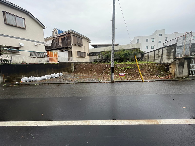 敷地面積　約47坪超　建築条件なし売地 現地写真