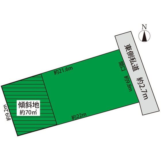 ■商談中■桔梗野1丁目土地 間取図・土地図
