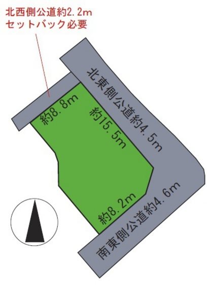 石川村元土地 間取図・土地図