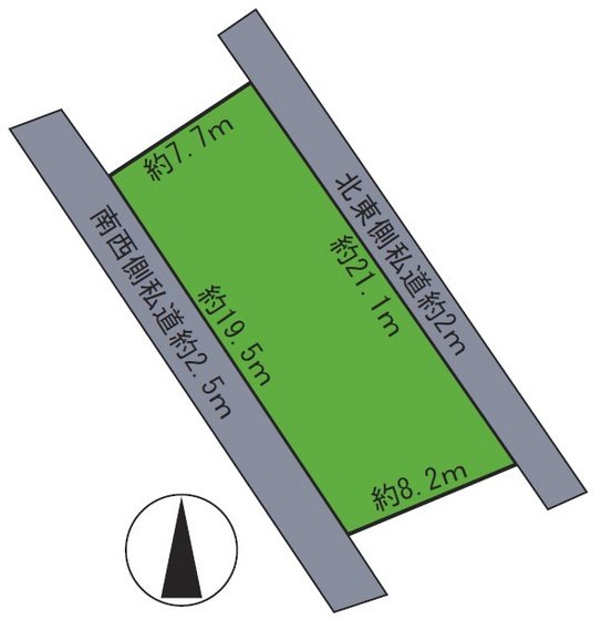 大富町土地 間取図・土地図