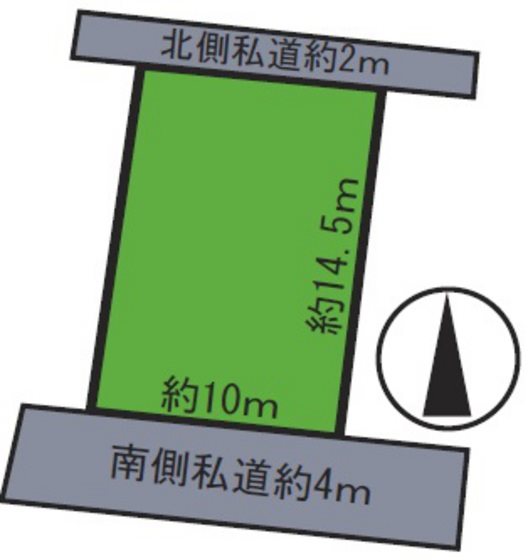 中野5丁目土地 間取図・土地図