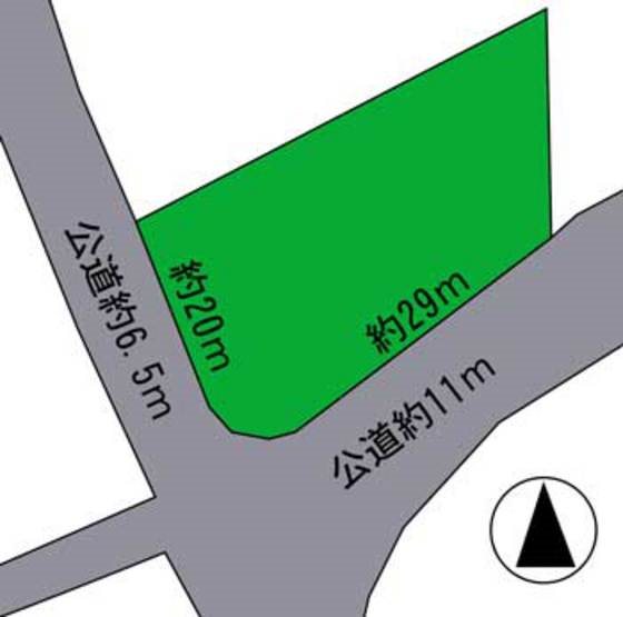 大鰐町大鰐字夏沢土地 間取図・土地図