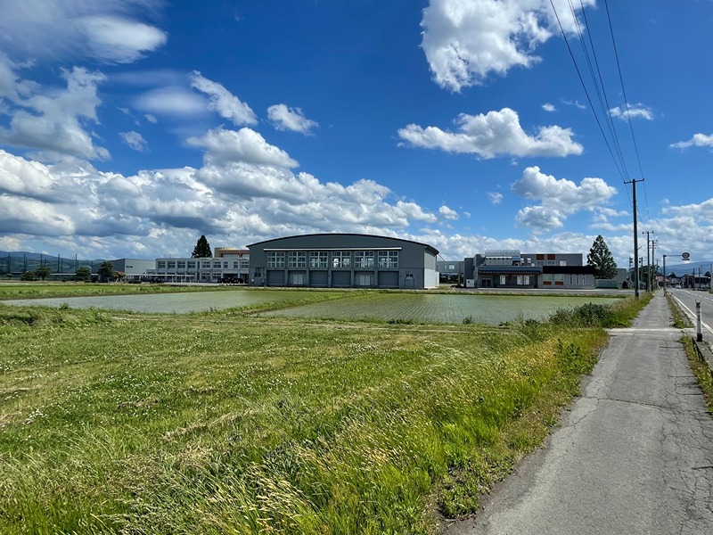 田舎館村豊蒔西森越土地 中学校