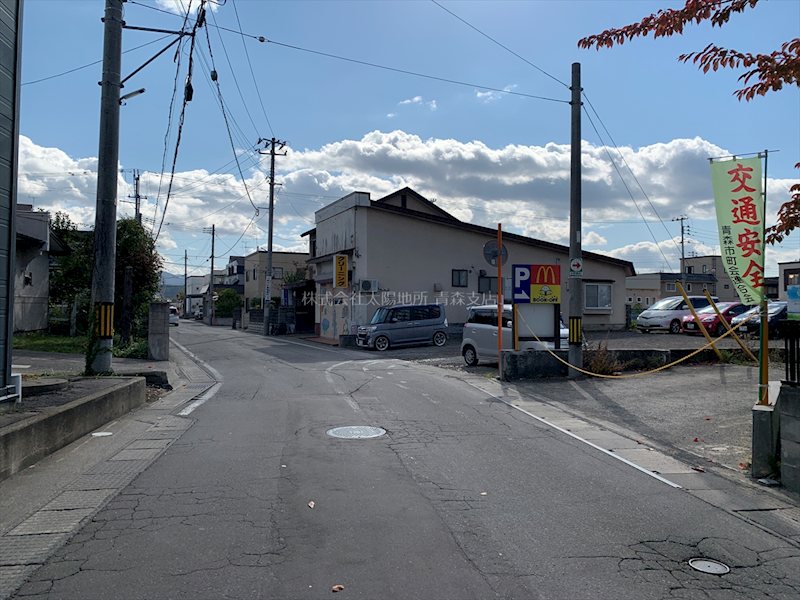 はまなす1丁目土地 現地写真（前面道路含む現地写真）