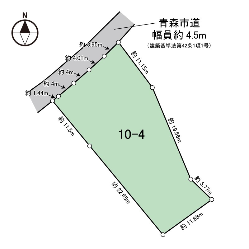 大矢沢里見売地 間取図・土地図
