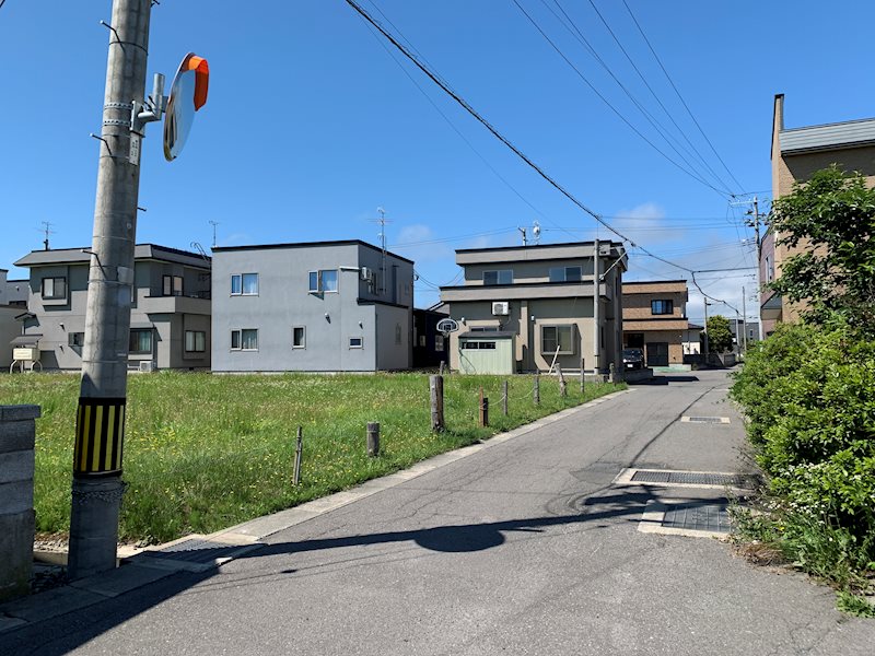 羽白沢田売地 現地写真（前面道路含む現地写真）