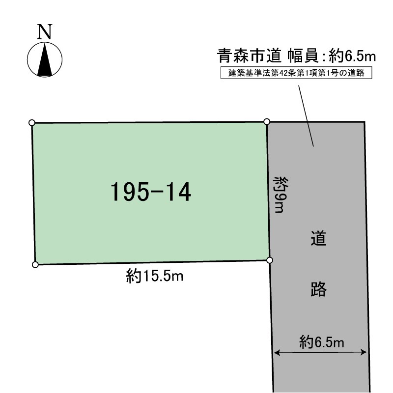 羽白池上土地 間取図・土地図