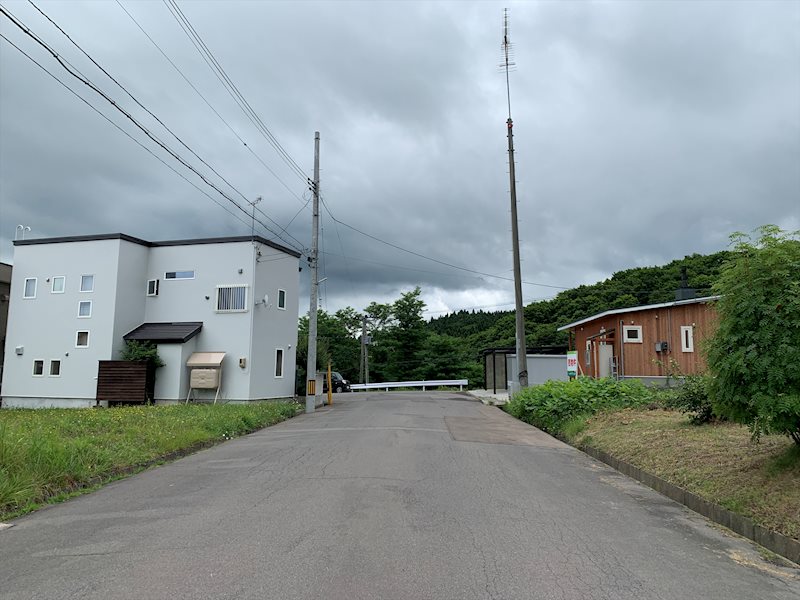 高田朝日山売地 現地写真（前面道路含む現地写真）
