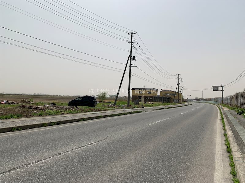 浪岡女鹿沢西富田売地 現地写真（前面道路含む現地写真）